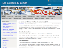 Tablet Screenshot of bateaux-du-leman.ch